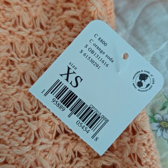 NWT Free People Soda Pop Crochet Knit Top - Picture 7 of 10